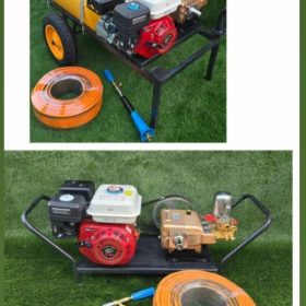 سمپاش فرغونی ۱۰۰ لیتری و ۲۰۰ لیتری و با شلنگ ۵۰ متری و لانس ترک